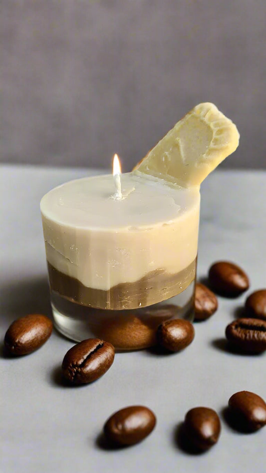 (N173)- Best Roasted Coffee Scented Handmade Candle by Kixoxo